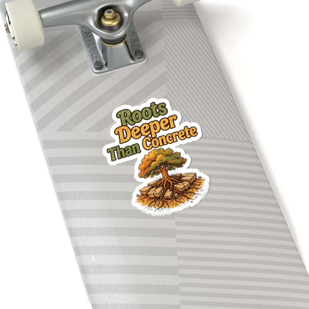 Roots Deeper Than Concrete Sticker