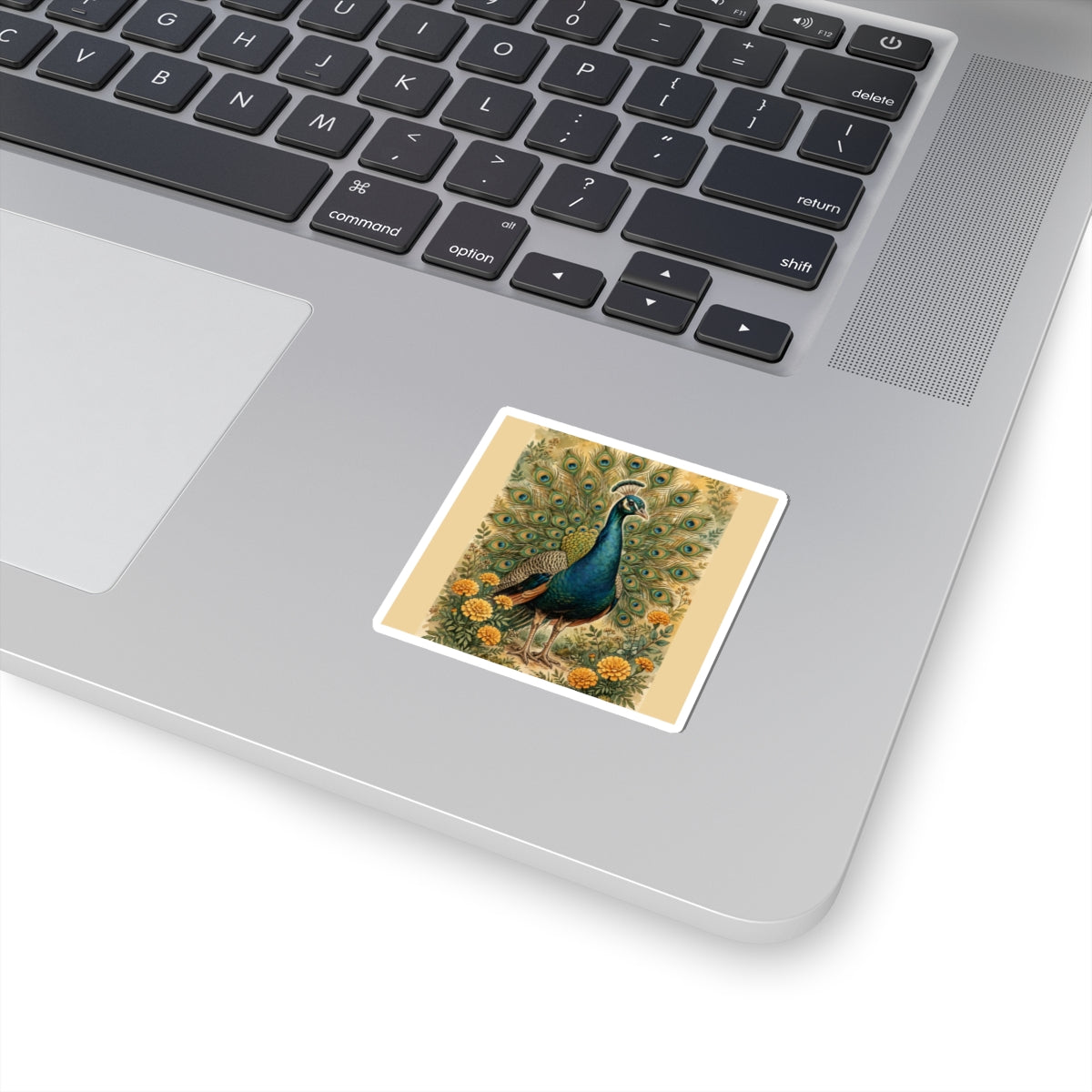 Peacock In The Garden Sticker
