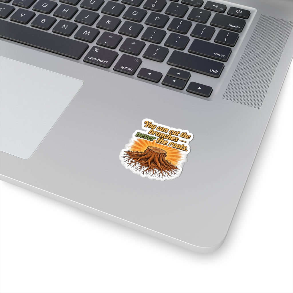Never The Roots Sticker