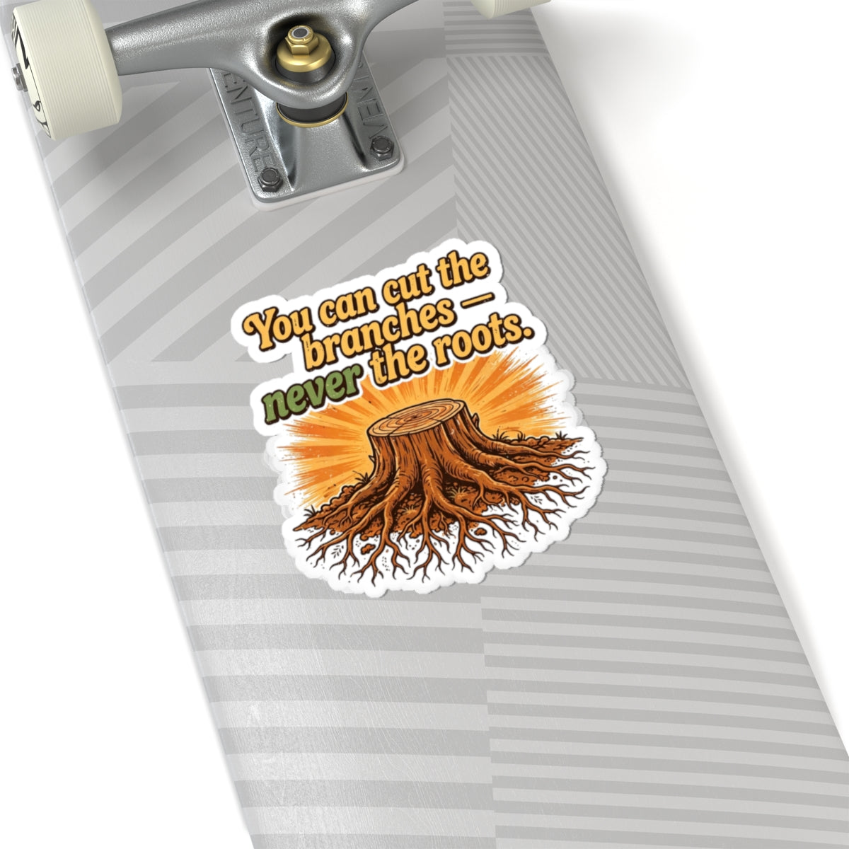 Never The Roots Sticker
