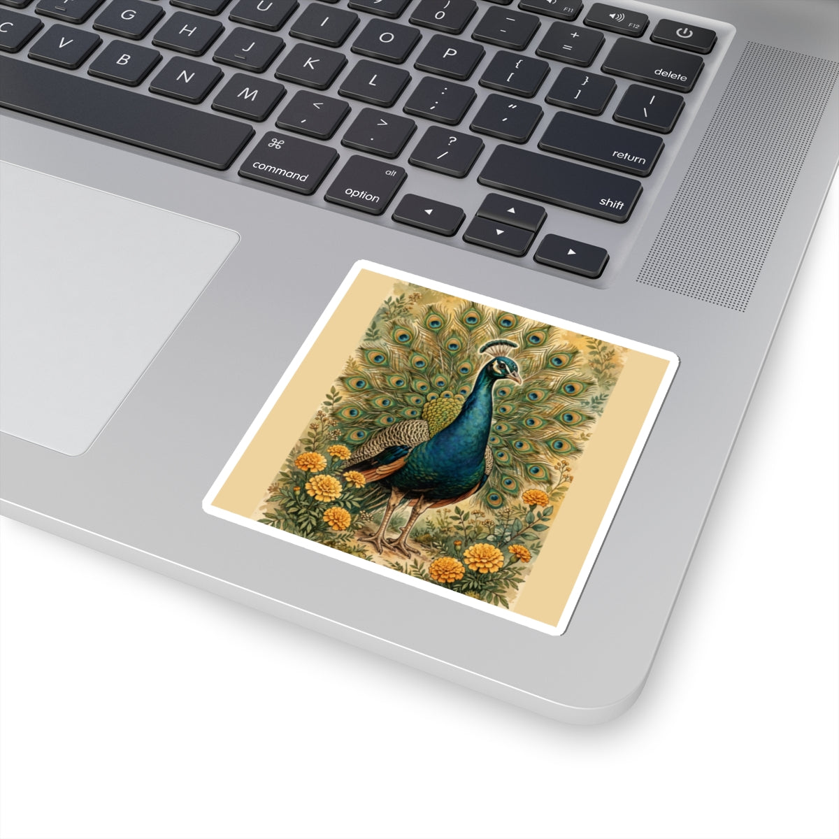 Peacock In The Garden Sticker