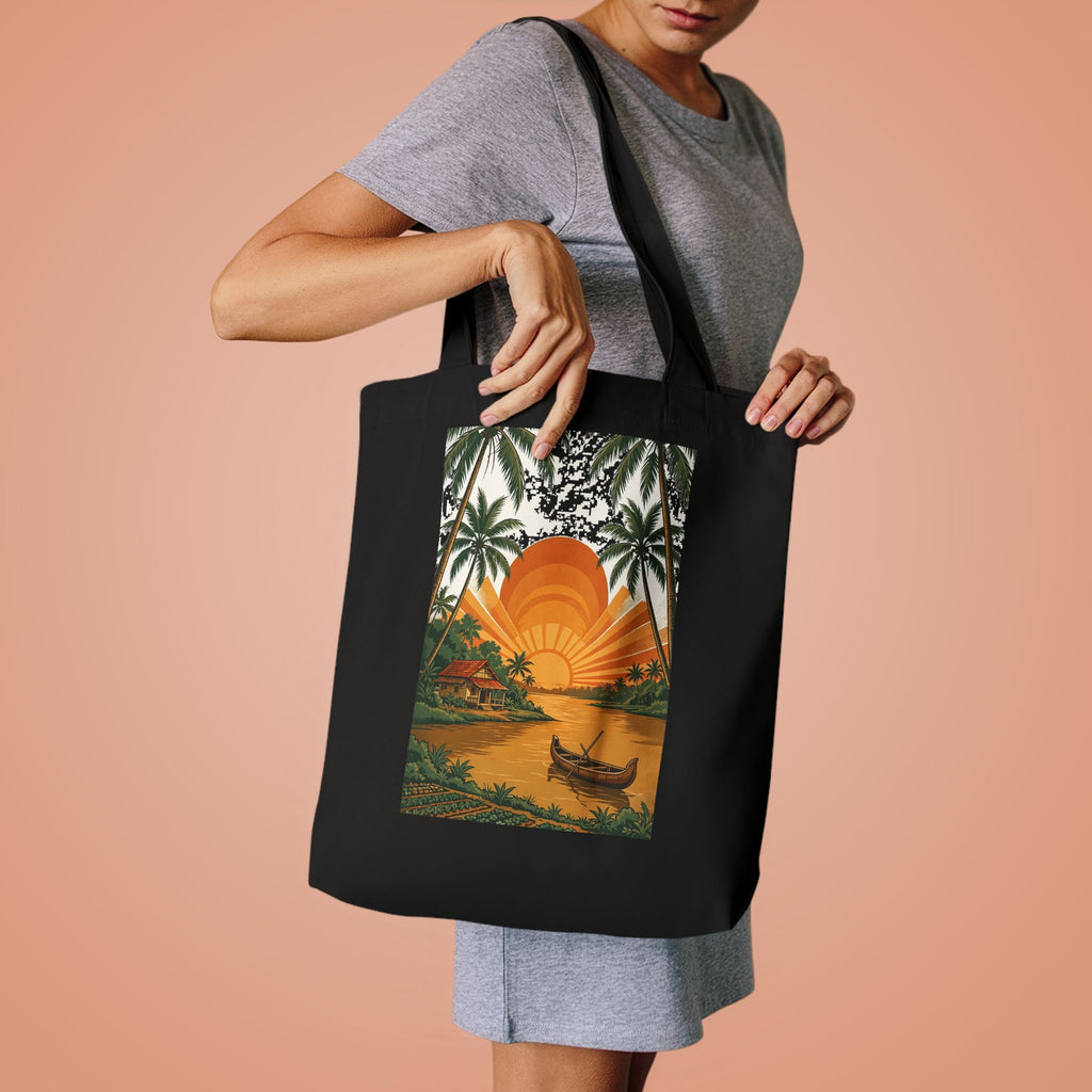 Kerala Backwaters Sunset Tote