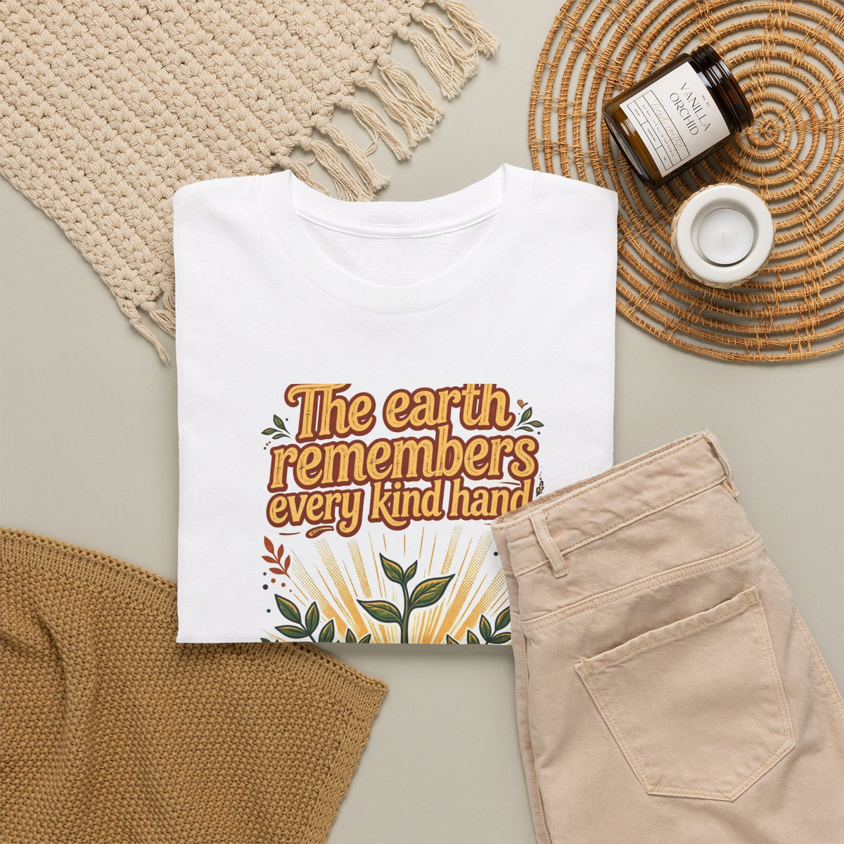 Earth Remembers Kind Hands Tee