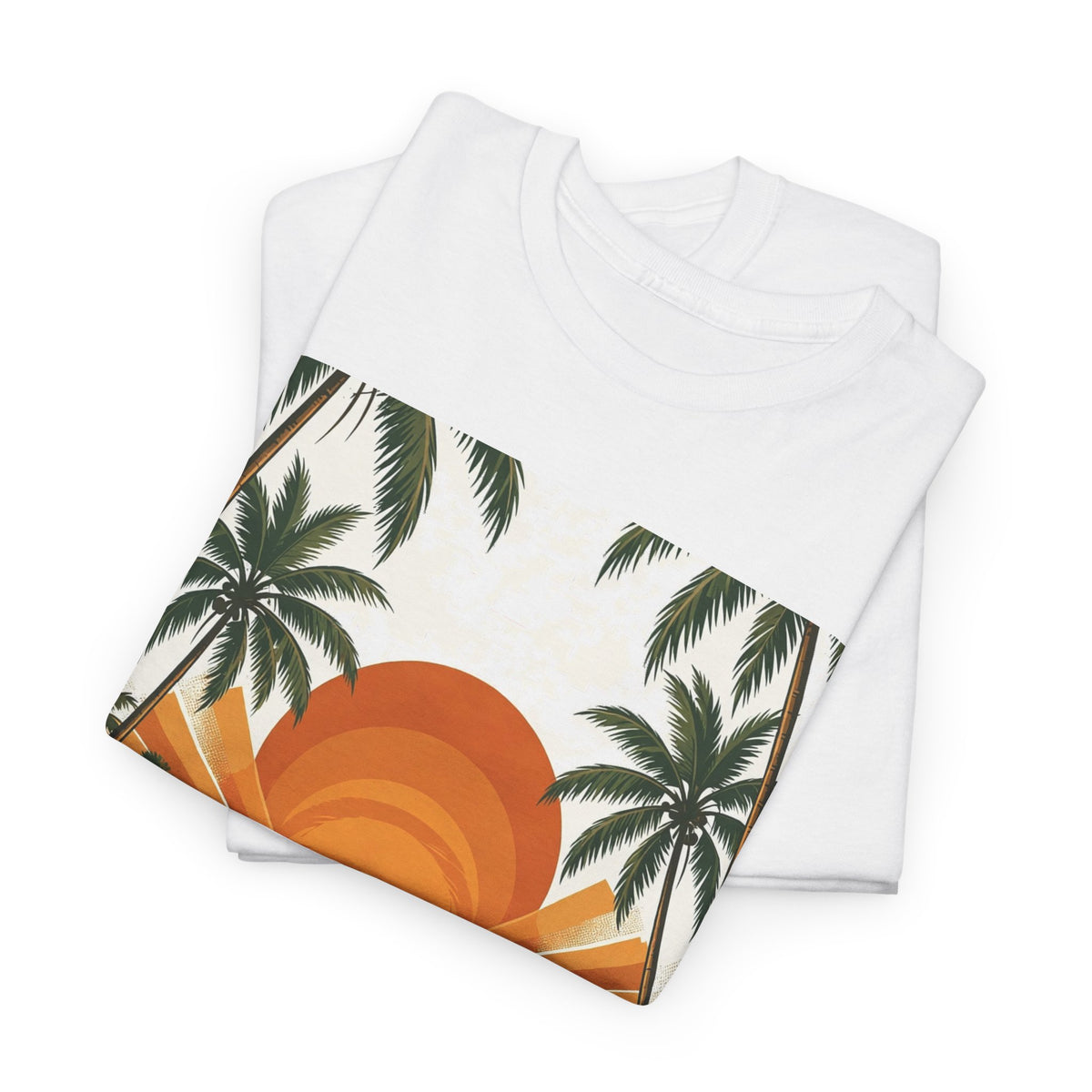 Kerala Backwaters Sunset Farm Tee