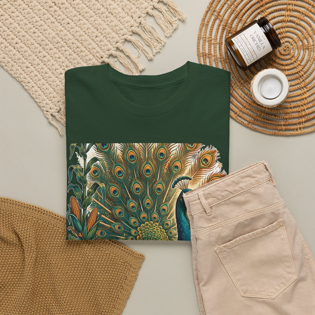 Peacock In The Garden Tee