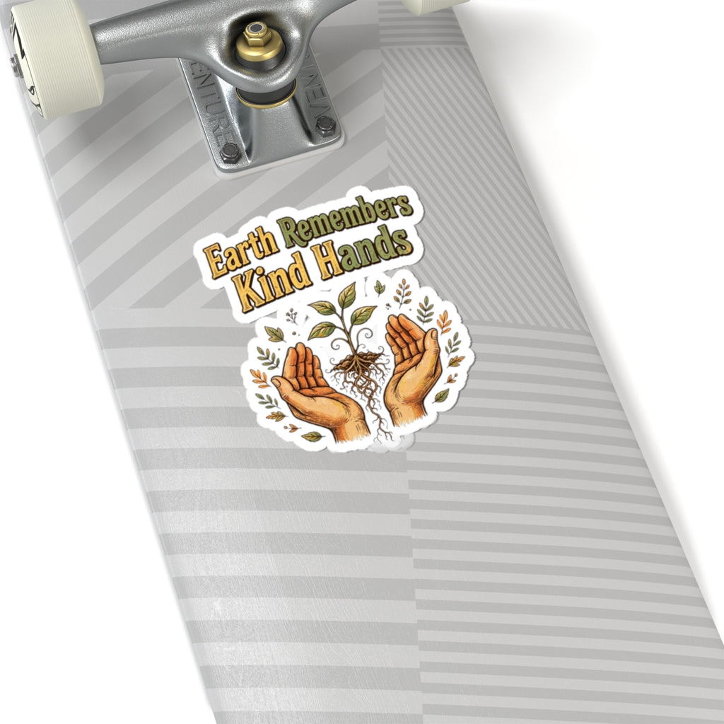 Earth Remembers Kind Hands Sticker