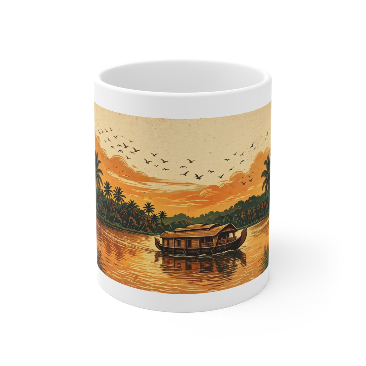 Kerala Backwaters Sunset Mug