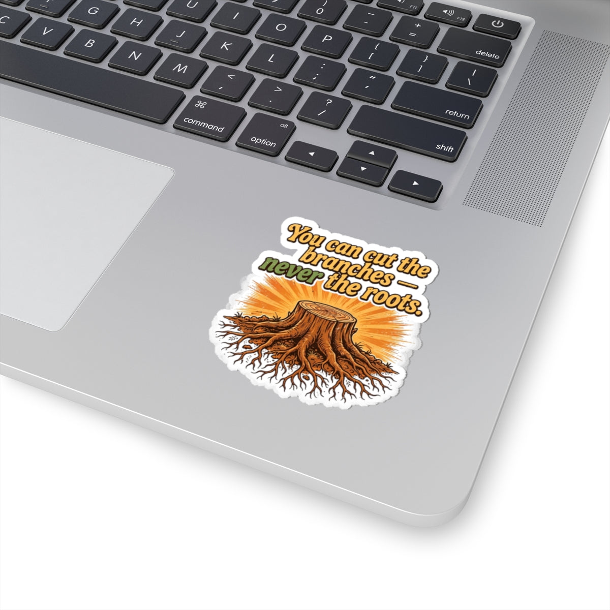 Never The Roots Sticker