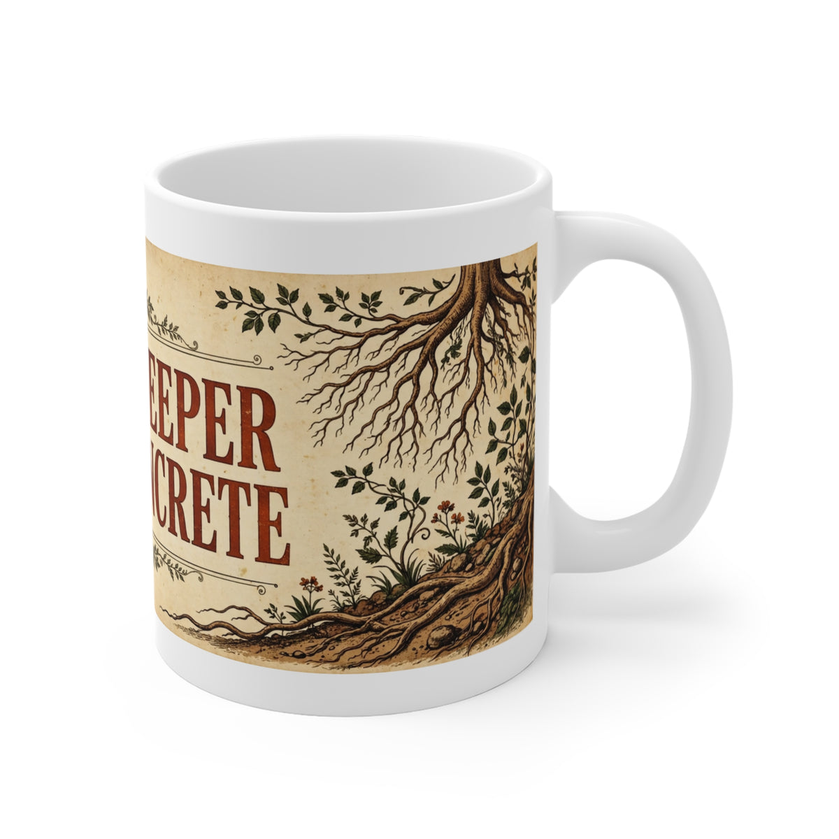 Roots Deeper Than Concrete Mug