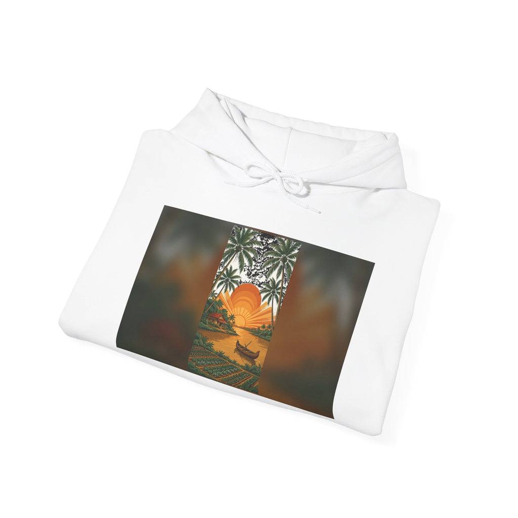 Kerala Backwaters Sunset Hoodie