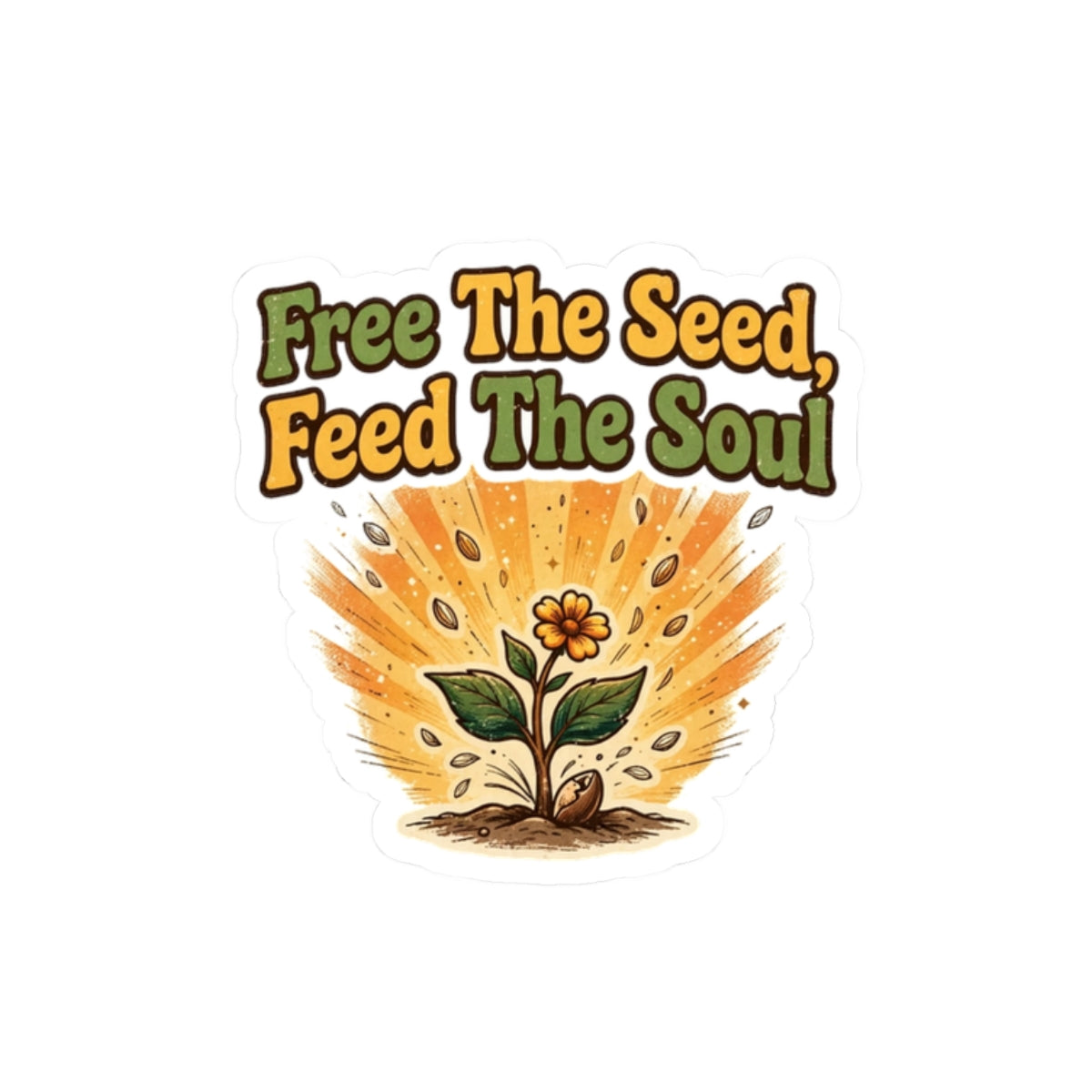 Free The Seed Feed The Soul Sticker