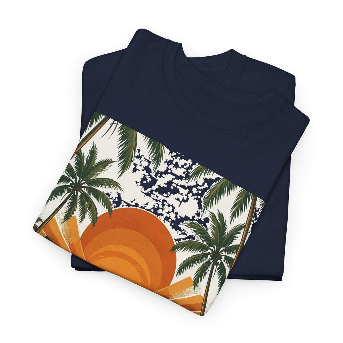 Kerala Backwaters Sunset Farm Tee