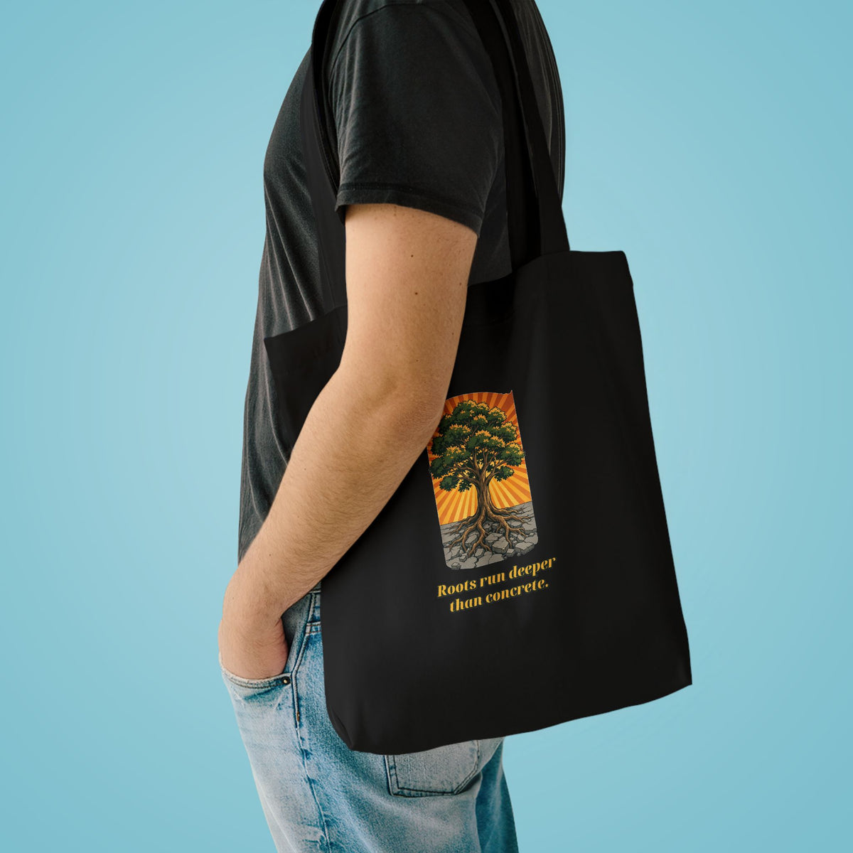 Roots Deeper Than Concrete Tote