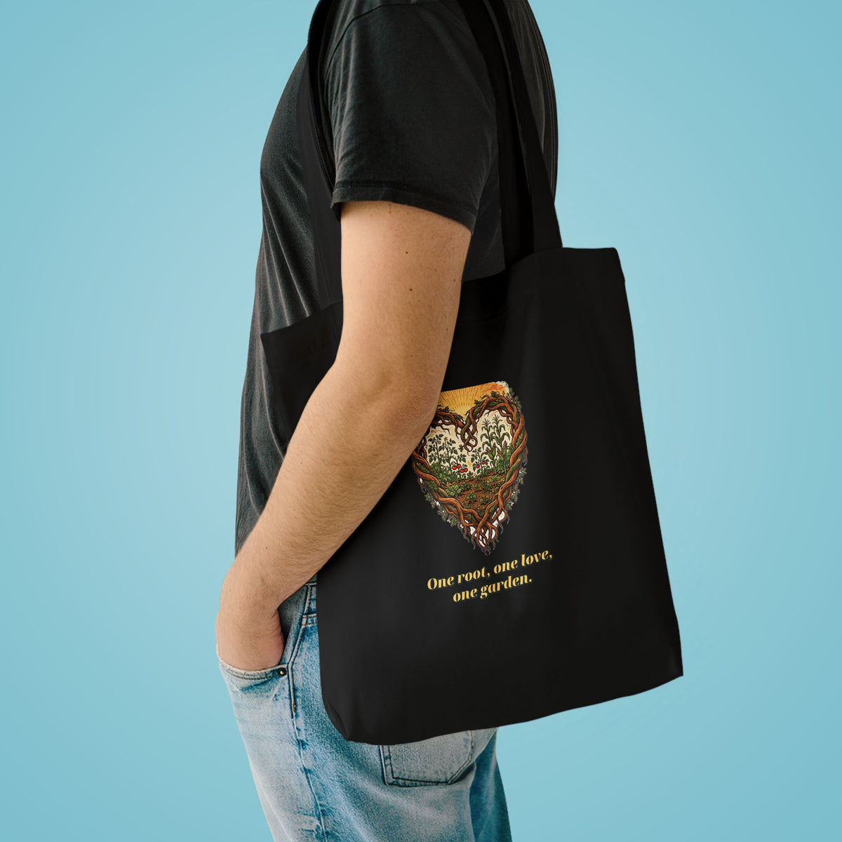 One Root One Love One Garden Tote