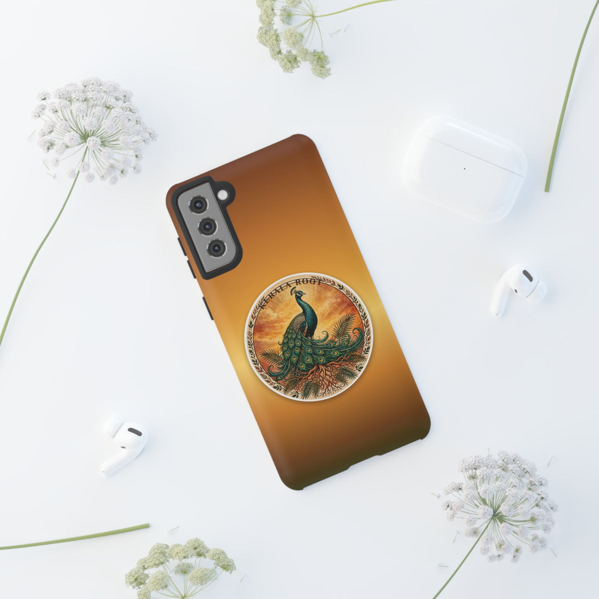 Kerala Root Tough Case — Peacock Emblem