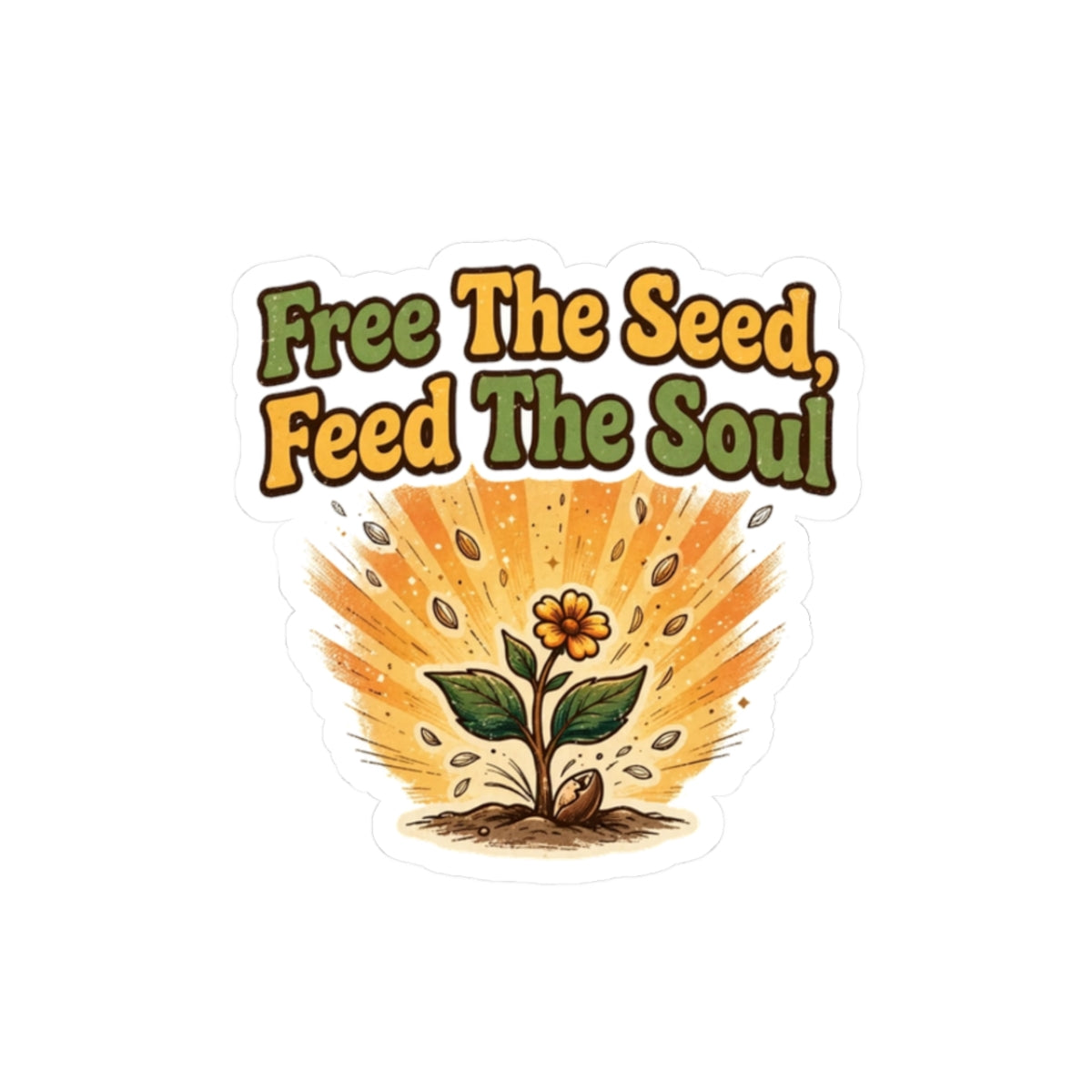 Free The Seed Feed The Soul Sticker