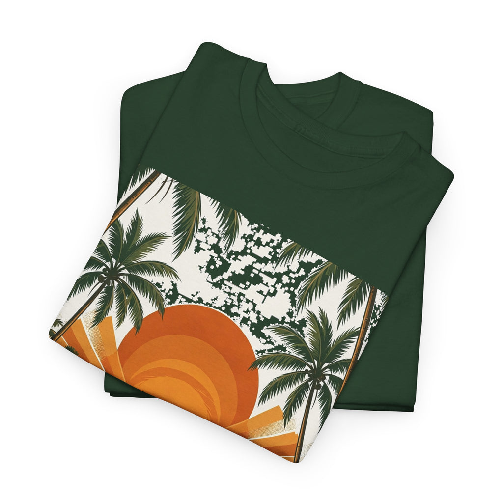Kerala Backwaters Sunset Farm Tee