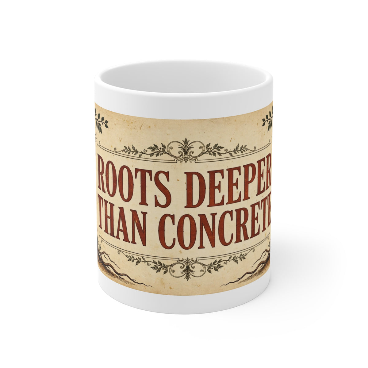 Roots Deeper Than Concrete Mug