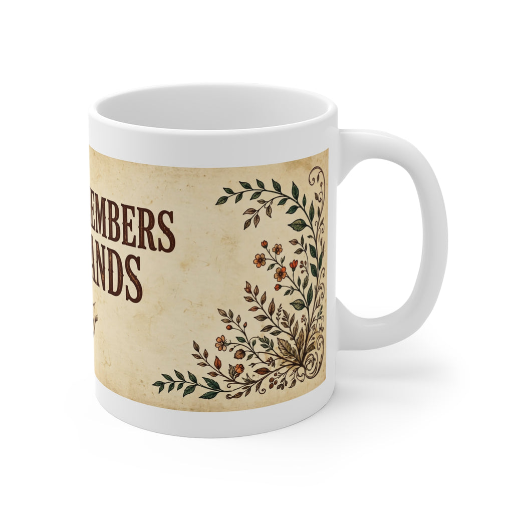 Earth Remembers Kind Hands Mug
