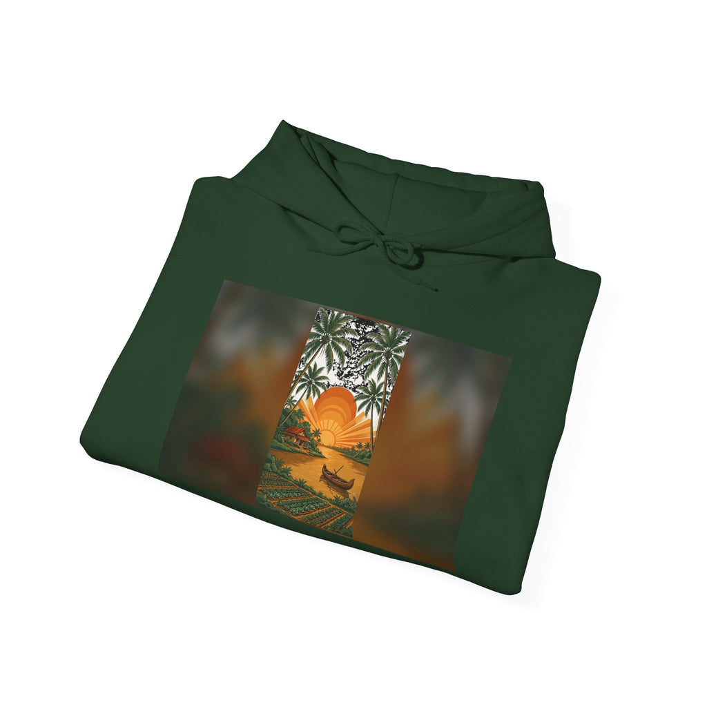 Kerala Backwaters Sunset Hoodie