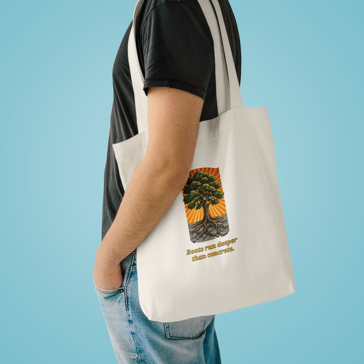 Roots Deeper Than Concrete Tote