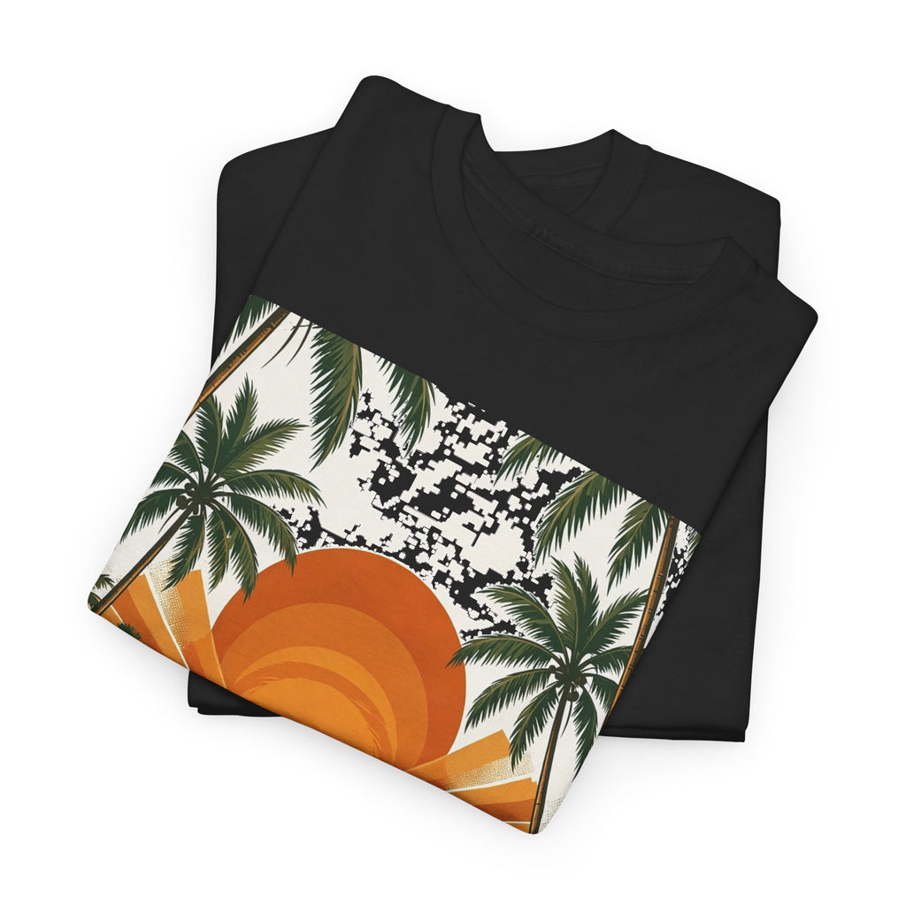 Kerala Backwaters Sunset Farm Tee
