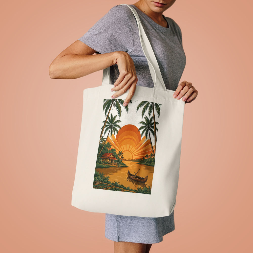 Kerala Backwaters Sunset Tote