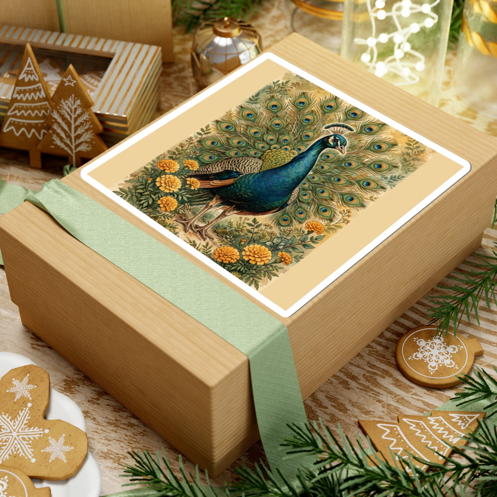 Peacock In The Garden Sticker