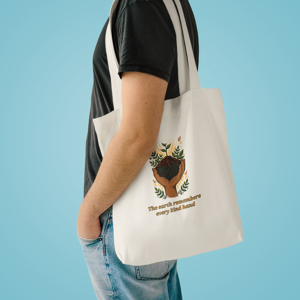 Earth Remembers Kind Hands Tote