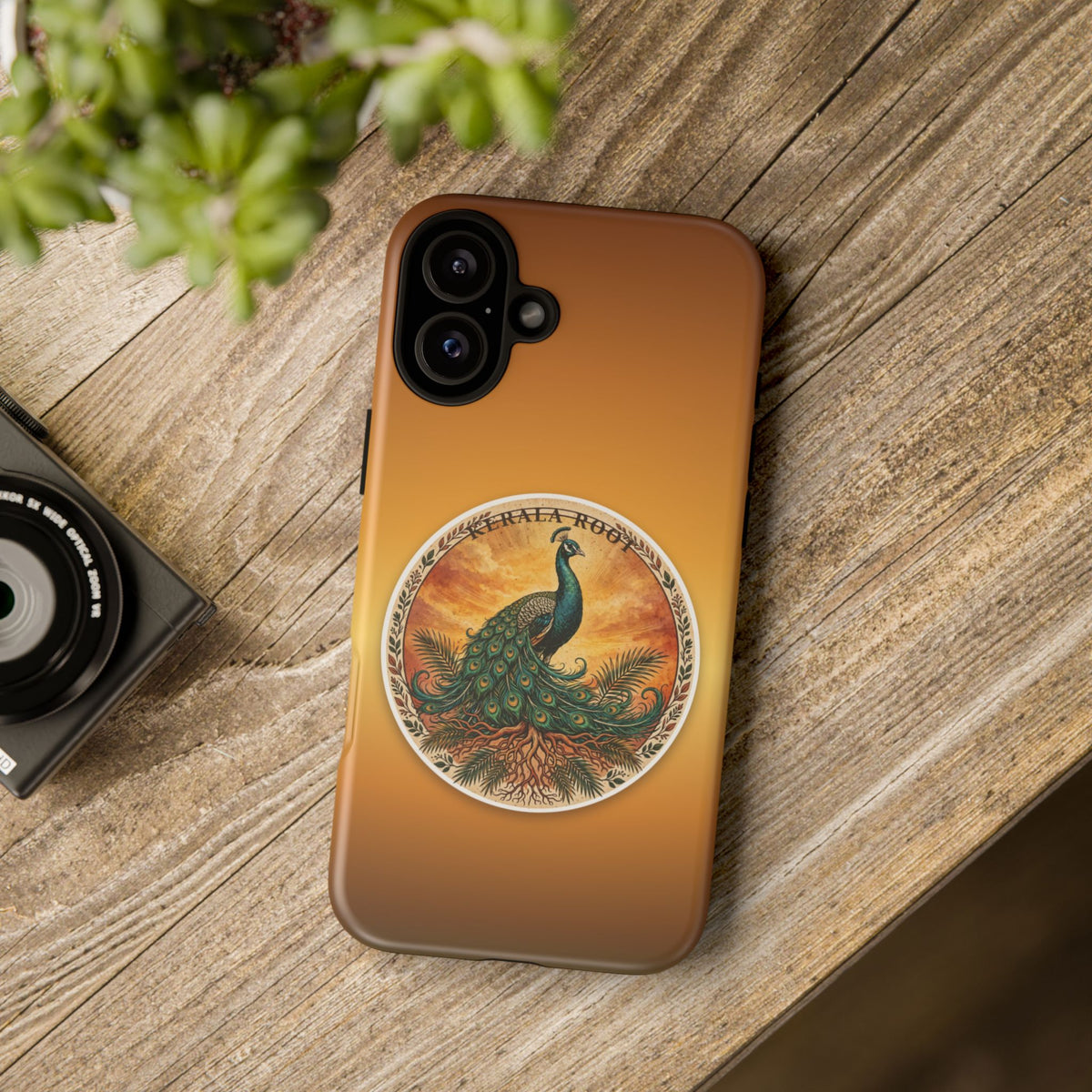 Kerala Root Tough Case — Peacock Emblem