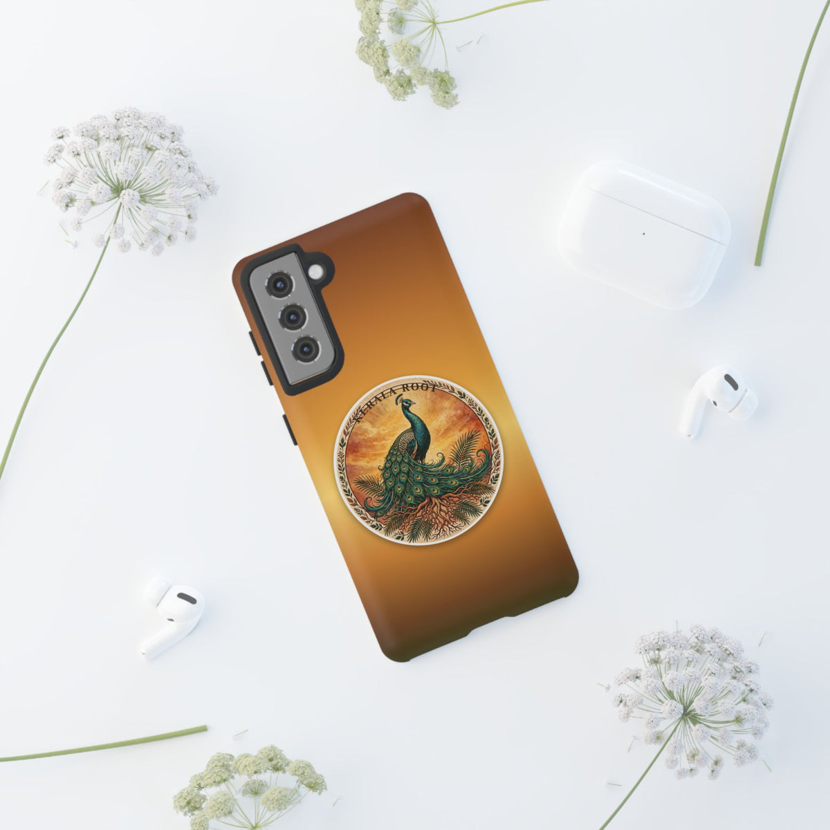 Kerala Root Tough Case — Peacock Emblem