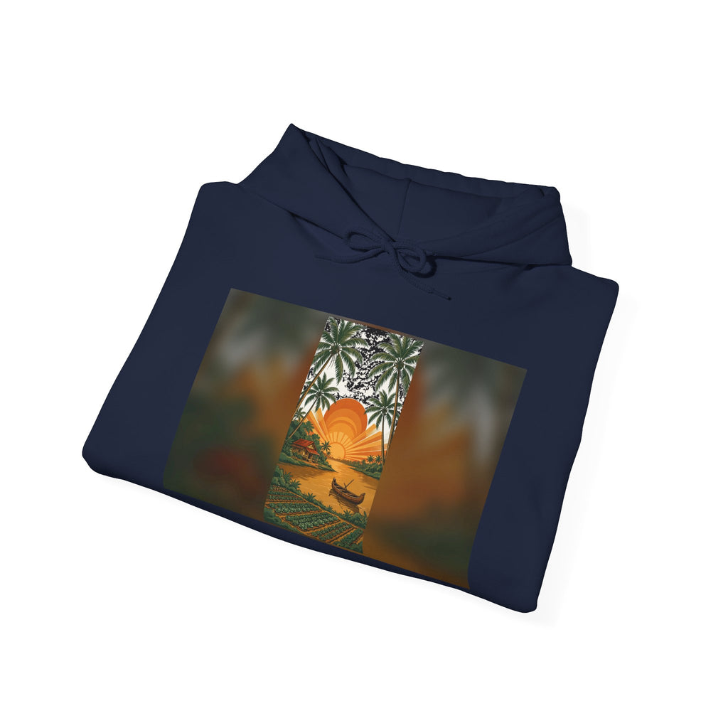 Kerala Backwaters Sunset Hoodie